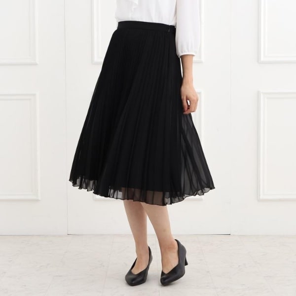 リフレクト（Reflect）/【フォーマル洗える】シフォンジョーゼットプリーツスカート フォーマル洗える】シフォンジョーゼットプリーツスカート