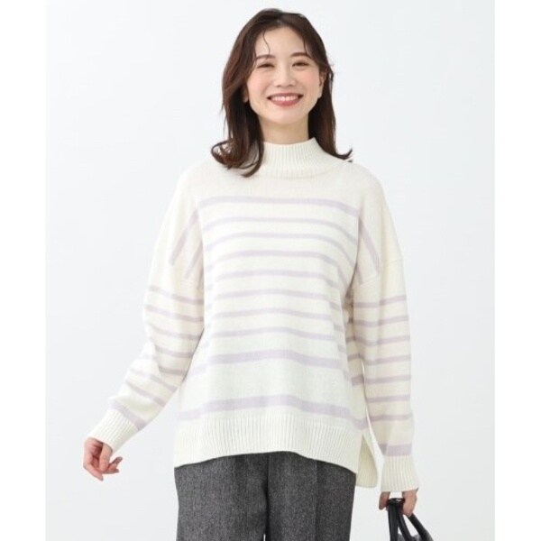 ニット セーター 「春SALE／手洗い可／レイヤードにもおすすめ」プチハイネックニット レディース Reflect ニット セーター 「春SALE／手洗い可／レイヤードにも