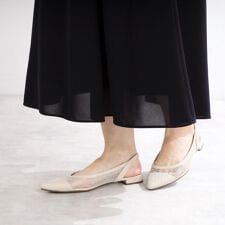 【夏SALE】ポインテッドトゥメッシュパンプス | リフレクト(Reflect)