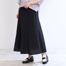 【夏SALE／E‐QUALITY／手洗い可】シアースカート