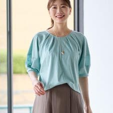 【夏SALE／接触冷感／マシンウォッシュ可】キレイめラグランスリーブジャージ