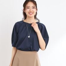 【夏SALE／接触冷感／マシンウォッシュ可】キレイめラグランスリーブジャージ