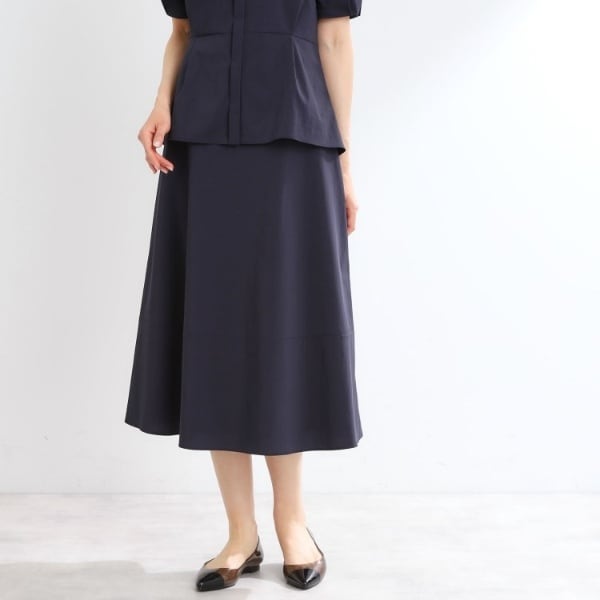 手洗い可】カットジャカードロングスカート | リフレクト(Reflect