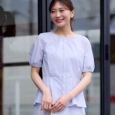 リフレクト(Reflect)の【マシンウォッシュ可／撥水／雨の日OK！】レインシリーズブラウス