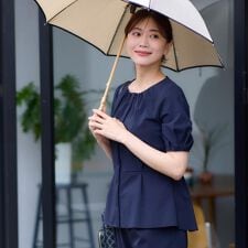 【UVカット／接触冷感／マシンウォッシュ可／撥水／雨の日OK！】レインシリーズブラウス