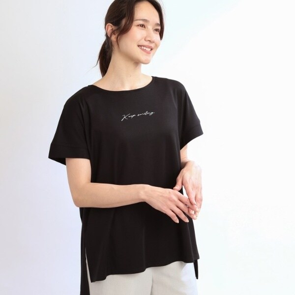 tシャツ BLACK SCORE / PAWS REFLECT tee(Paws and Reflect半袖プリントTシャツ) レディース 送料無料】 pinksevior白黒プリント終末純綿半袖Tシャツ女性