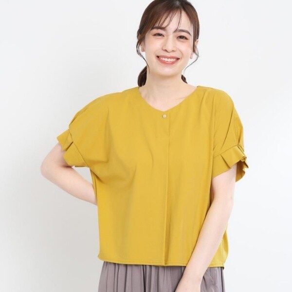 【E‐QUALITY】Vネックジャージカットソー E‐QUALITY】Vネックジャージカットソー | リフレクト(Reflect