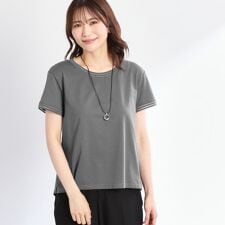 【インナーにおすすめ◎】シアーネックデザインプルオーバー