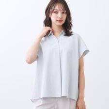 リフレクト(Reflect)の【二の腕さりげなくカバー】シャツ衿オフボディブラウス