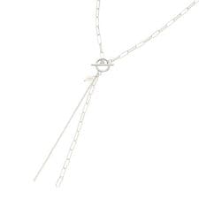 Y字シルエット淡水パールネックレス