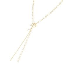 Y字シルエット淡水パールネックレス