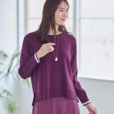 【WEB先行カラーあり／セットアップ可】ゆったりフォルムニット