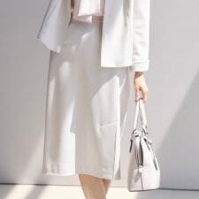 リフレクト(Reflect)の【セットアップ可／すっきりシルエット／通勤におすすめ◎】キレイめジャージタイトスカート