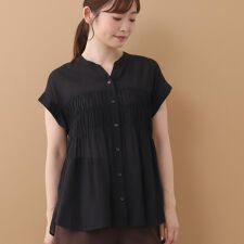 リフレクト(Reflect)の【E‐QUALITY／二の腕さりげなくカバー】シャーリングブラウス