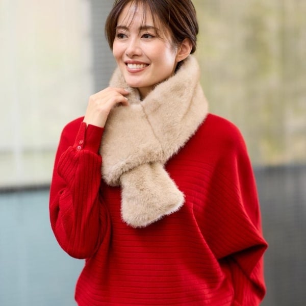 ファーコート＆ファーストール 秋冬 コート フェイクファーコート毛皮