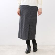 【秋映え◎】千鳥格子風タイトスカート