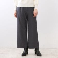 【ウエスト総ゴム】ワイドストレートパンツ