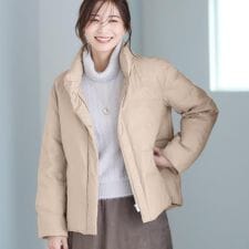 【すっきりシルエット】ショート丈ダウンコート