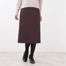 【すっきりシルエット／通勤におすすめ◎】キレイめジャージタイトスカート