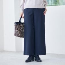 【裏起毛／ゆったりシルエット】ストレートワイドパンツ