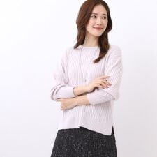 【ゆったり着られる◎】ワイドリブニットプルオーバー