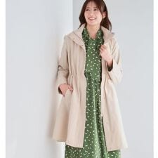 【中綿ライナー付き】ライナー付きフーデッドロングコート