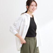 【羽織にも◎】ダンガリーシャツ