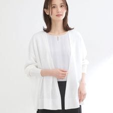 【冷房対策に◎】すっきり見え着流しカーディガン