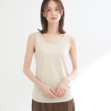 【インナーにおすすめ◎】ベーシックラメタンクトップ