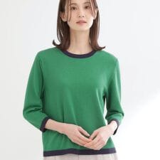 【アンサンブル可】バイカラーニット