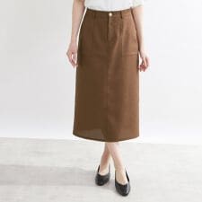 Iラインシルエットロングスカート