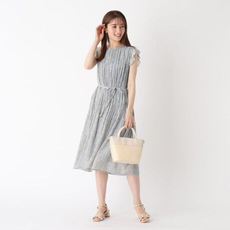 花柄ワッシャープリーツワンピース Web限定サイズ インデックス Index C ファッション通販 マルイウェブチャネル