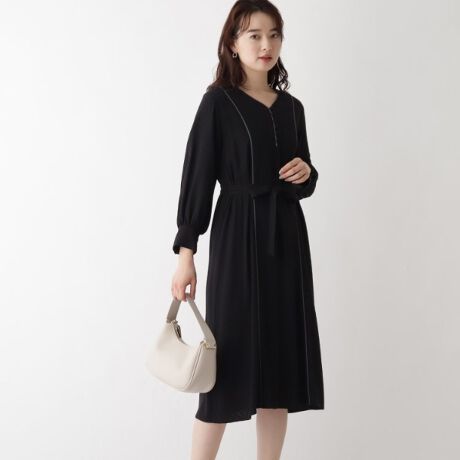 へリンボーンパイピングワンピース Web限定サイズ インデックス Index C ファッション通販 マルイウェブチャネル