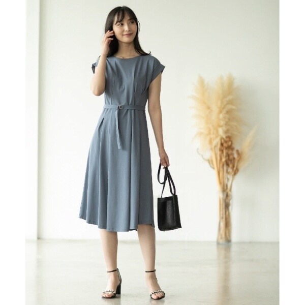 Aライン タックフレアワンピース JENNEラインタックフレア