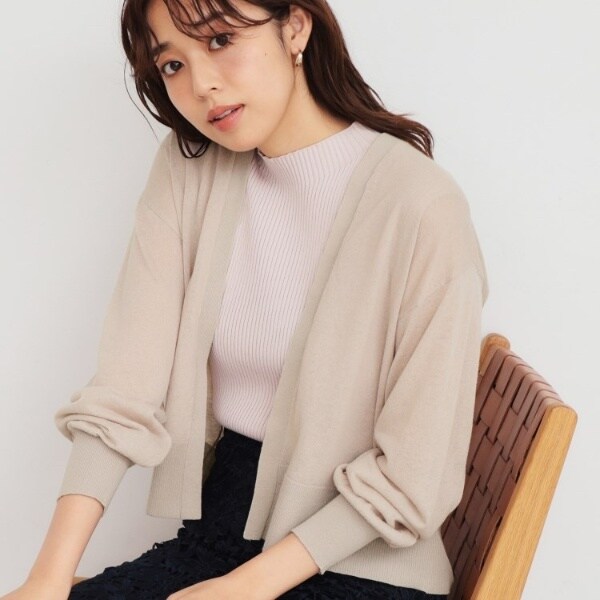 ショートトッパーカーディガン【洗濯機洗い可】 | インデックス(index