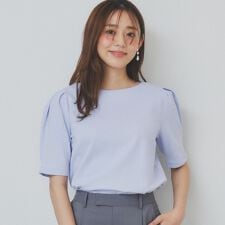 《10色展開XS-LLサイズ》コットンスムースタックスリーブトップス【UV接触冷感洗濯機洗い可】