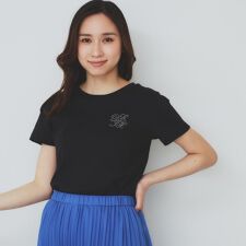エンブレム刺繍Tシャツ【UV接触冷感洗濯機洗い可】