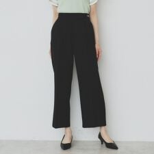 サイドビット付きストレッチワイドパンツ【洗濯機洗い可吸水速乾防シワ】
