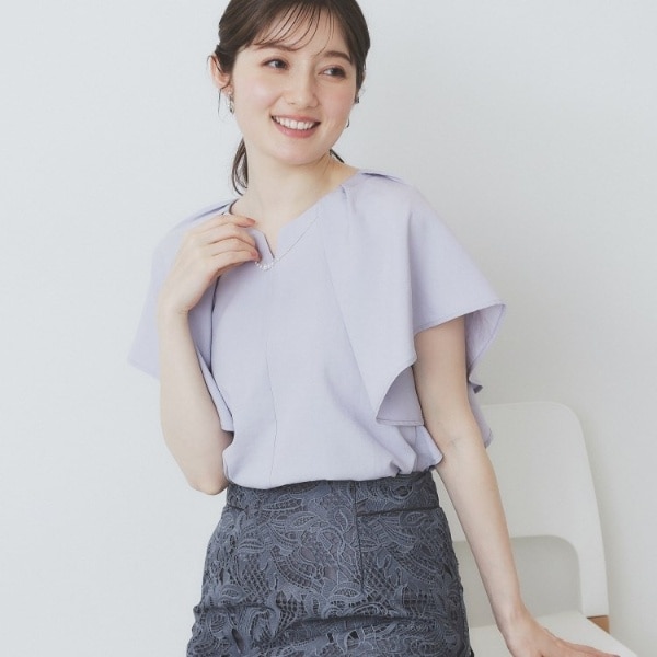【週末限定価格】レポリス フェアクロ スカート 紫 ブラウス 白 ブラウス (紫色・パープル系) の一覧 | マルイウェブチャネル