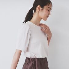 《7色展開XS-LLサイズ》多機能タックスリーブトップス【汗ジミ防止吸水速乾接触冷感UVケア洗濯機洗い可】