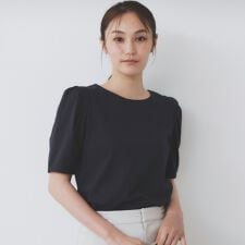 《7色展開XS-LLサイズ》多機能タックスリーブトップス【汗ジミ防止吸水速乾接触冷感UVケア洗濯機洗い可】