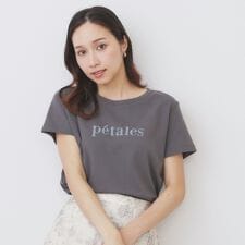 《S-LLサイズ》フロッキーロゴTシャツ【接触冷感UVケア洗濯機洗い可】