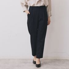 《丈が選べる》ストレッチテーパードパンツセットアップ対応【洗濯機洗い可イージーアイロン】
