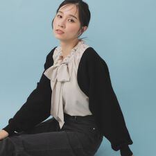 ボレロカーディガン【洗濯機OK抗ピル】