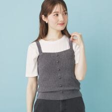 ミニモールラメビスチェキャミアンサンブル対応【洗濯機OK】