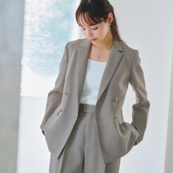 Oggi掲載》ダブルブレストテーラードジャケットセットアップ対応可
