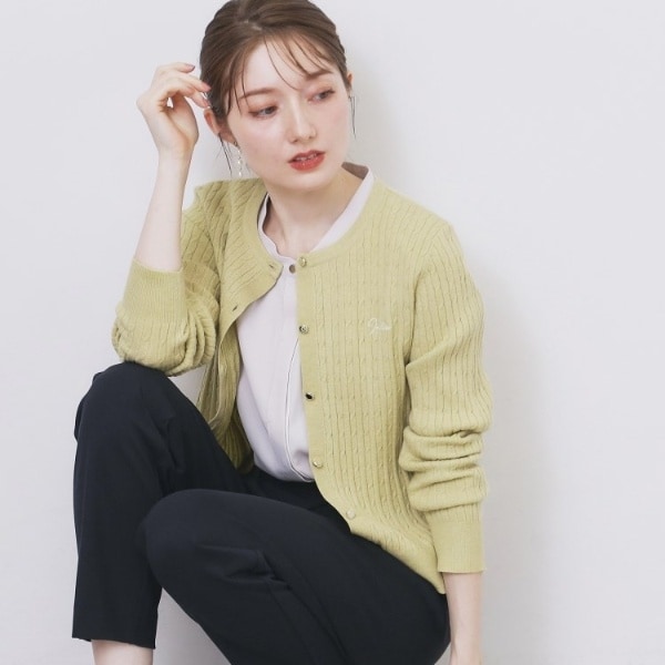 【専用】ケーブルクルーネックカーディガン ユニクロ公式 | ケーブルクルーネックカーディガン