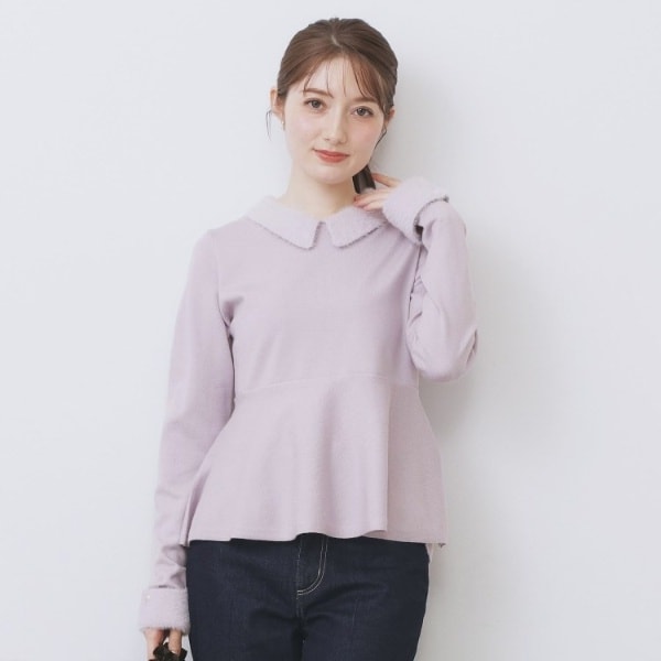 ma_sa　スラックス&ペプラムニット ADAM ET ROPE' ニット セーター 「サステナブル