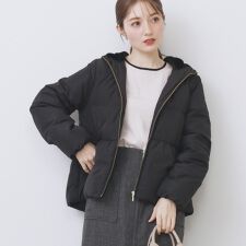 インデックス(index)のKAWADAダウンペプラムショートコート【撥水洗える静電気防止裏地】