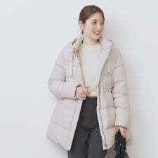 インデックス(index)のKAWADAダウンドロストミドルコート【撥水洗濯機OK2WAY静電気防止裏地】《XS～3L》